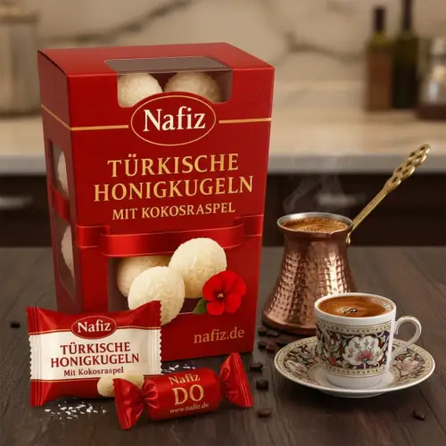 Turkische Honigkugeln Mit Kokosraspel
