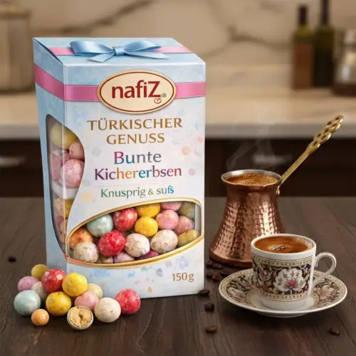 Bunte Draje Kichererbsen