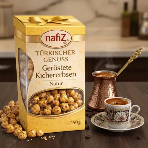 Gerörstete Kichererbsen
