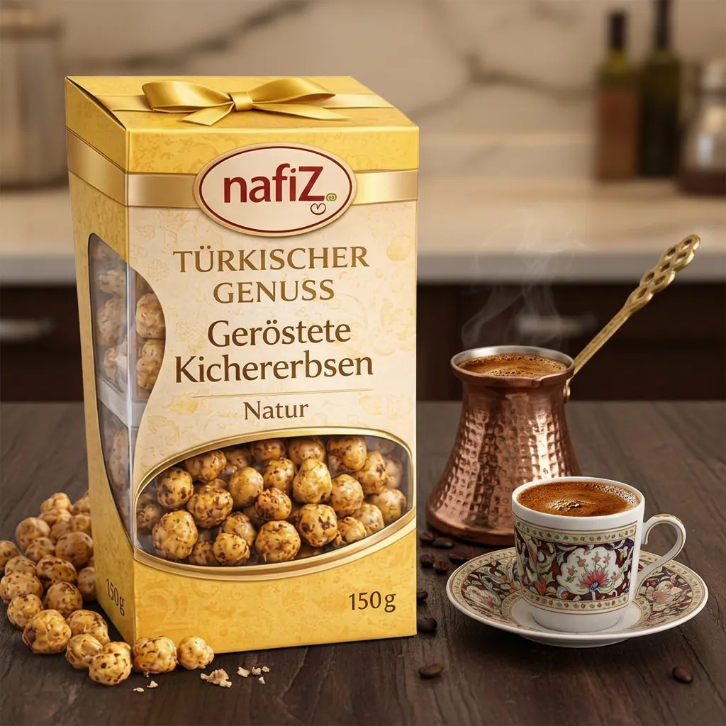 Gerörstete Kichererbsen