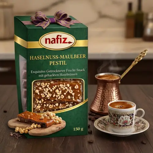 Maulbeer und Haselnuss Pestil